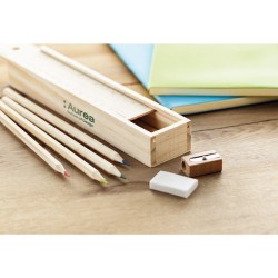 Todo set Pastelky  ve dřevěném pouzdru