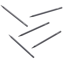 Bezdřevé grafitové tužky 2B v balení po 5 kusech Karst