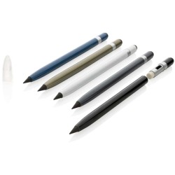 Nekonečná tužka z hliníku s gumou