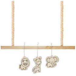 FAUNE. Omalovánka pro děti do dřeva