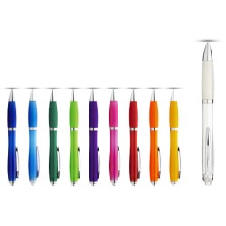 Barevné kuličkové pero Nash s barevným úchopem