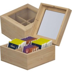 Dřevěná krabička na čaj