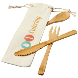 Sada bambusových příborů Celuk