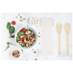 Bambusová lžíce a vidlička na salát Endiv