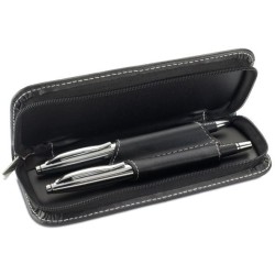 Psací sada z kovu černá