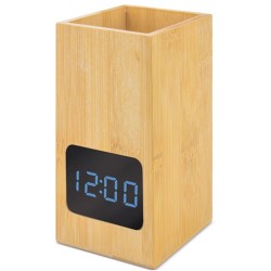 Stojan na tužky s hodinami