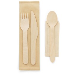 SUYA. Sada dřevěných příborů