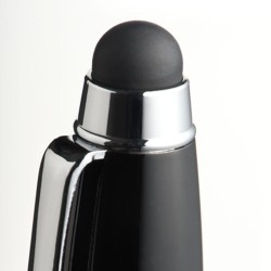 Černý stylus a kuličkové pero