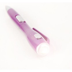 Kuličkové pero se světlem