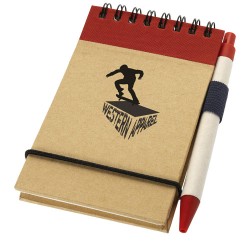 Recyklovaný poznámník s perem