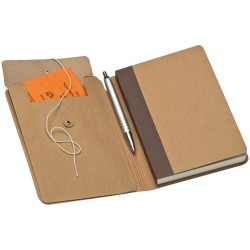 Sešit s hnědým pogumováním, 120 stran