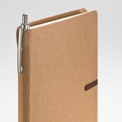 Sešit s hnědým pogumováním, 120 stran