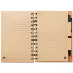 Bambusový zápisník s propiskou