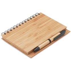 Bambusový zápisník s propiskou