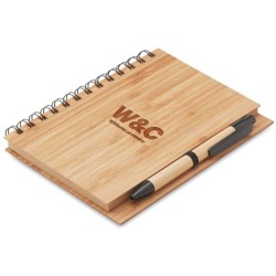 Bambusový zápisník s propiskou