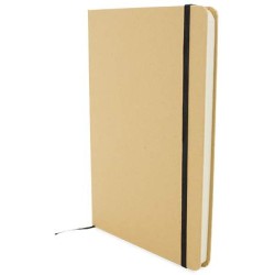 Ekologický poznámkový blok A5 s gumičkou přes obal