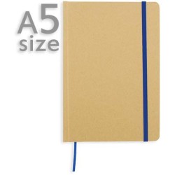 Ekologický poznámkový blok A5 s gumičkou přes obal