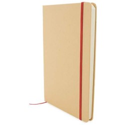 Ekologický poznámkový blok A5 s gumičkou přes obal