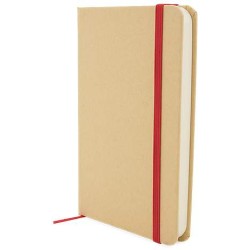 Ekologický poznámkový blok A6 s gumičkou přes obal