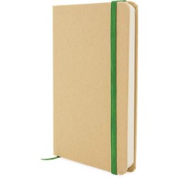 Ekologický poznámkový blok A6 s gumičkou přes obal
