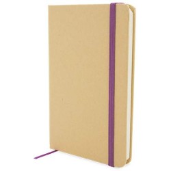 Ekologický poznámkový blok A6 s gumičkou přes obal