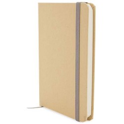 Ekologický poznámkový blok A6 s gumičkou přes obal