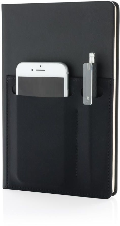 Poznámkový blok A5 s chytrými kapsami