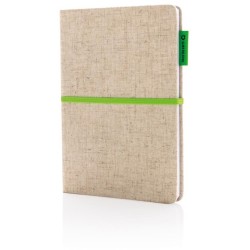 EKO poznámkový blok A5 s obalem z juty