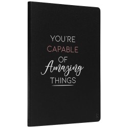 Poznámkový blok A5 v měkké vazbě Karst