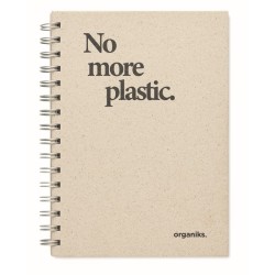 Grass book Kroužkový A5 zápisník z trávy