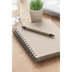 Grass book Kroužkový A5 zápisník z trávy