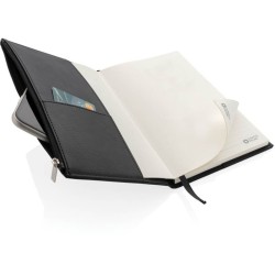 Swiss Peak poznámkový blok A5 s obalem z PU a kapsou na zip