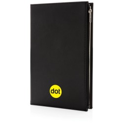 Swiss Peak poznámkový blok A5 s obalem z PU a kapsou na zip