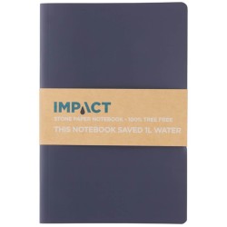 Kamenný poznámkový blok A5 Impact s měkkou vazbou