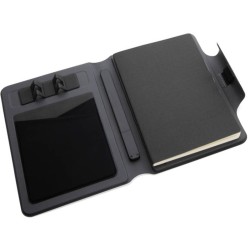 Zápisník A5 Artic s magnetickým bezdrátovým nabíjením 10W