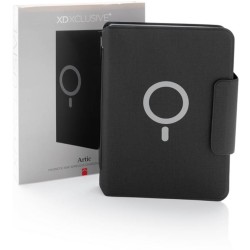 Zápisník A5 Artic s magnetickým bezdrátovým nabíjením 10W