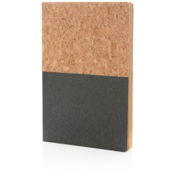 Korkový a kraftový poznámkový blok A5