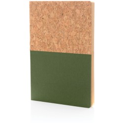 Korkový a kraftový poznámkový blok A5