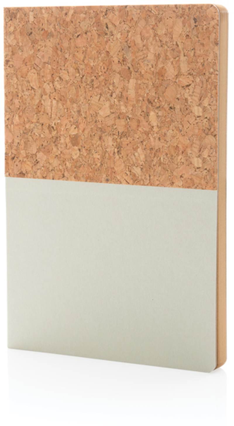 Korkový a kraftový poznámkový blok A5