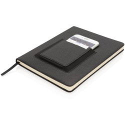 Kvalitní poznámkový blok A5 s kapsou na telefon