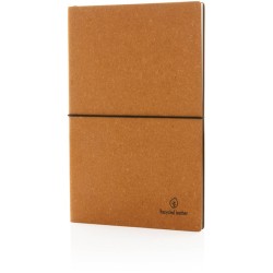 Poznámkový blok A5 z recyklované kůže