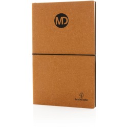 Poznámkový blok A5 z recyklované kůže