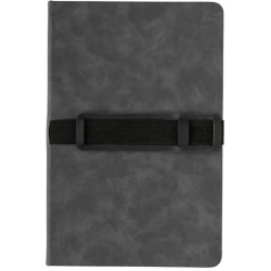 Prémiový PU poznámkový blok A5 s prostorem na telefon a pero