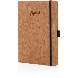 Korkový poznámkový blok A5 s tvrdou vazbou
