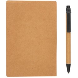 Kraftový samolepící bloček A6 s perem