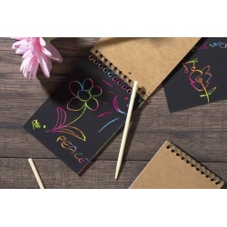 Zápisník s  stíracími lištami GRAFI