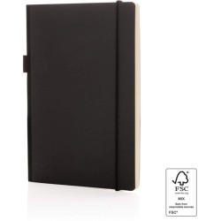 FSC poznámkový blok A5 s tvrdou vazbou a kapsou