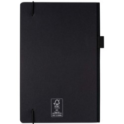 FSC poznámkový blok A5 s tvrdou vazbou a kapsou