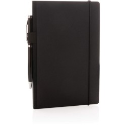 FSC poznámkový blok A5 s tvrdou vazbou a kapsou