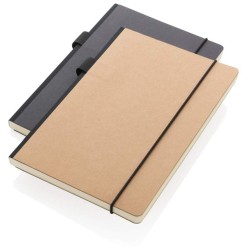FSC poznámkový blok A5 s tvrdou vazbou a kapsou